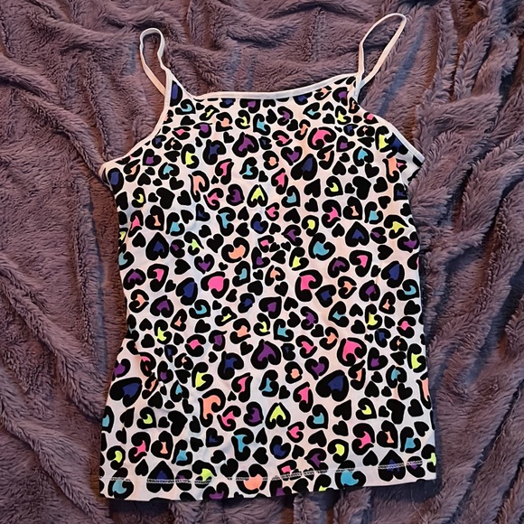 Faded Glory Girls Colorful heart spaghetti strap top - Picture 2 of 3